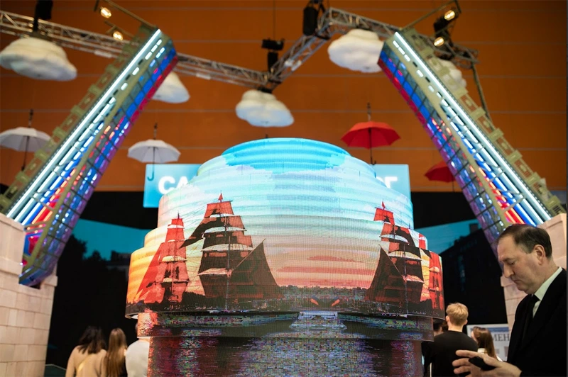 Интерактивная зона «ОБИТ» на международной выставке-форуме «Россия». 