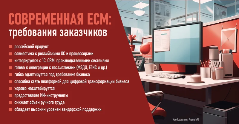 Современная ЕСМ: требования заказчиков