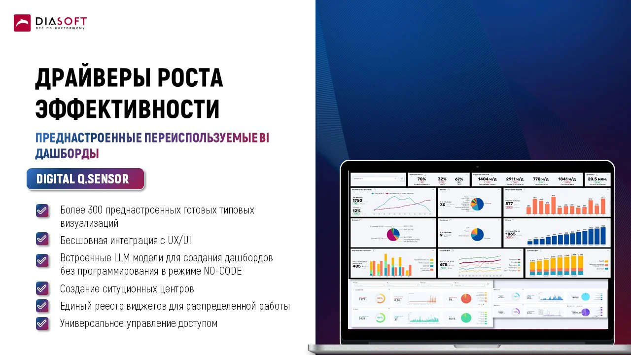 Драйверы роста эффективности: преднастроенные переиспользуемые BI-дашборды