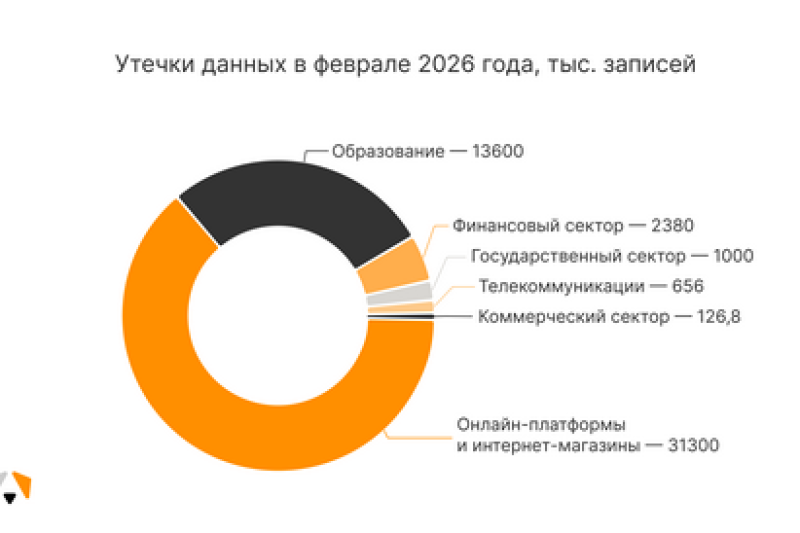 «Перспективный мониторинг»: утечки данных в образовательной сфере в феврале увеличились почти в 5 раз