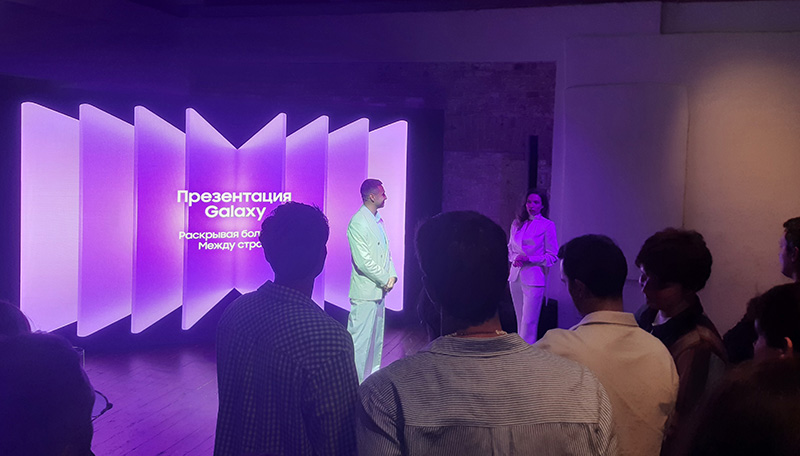 Презентация Samsung Galaxy в Москве