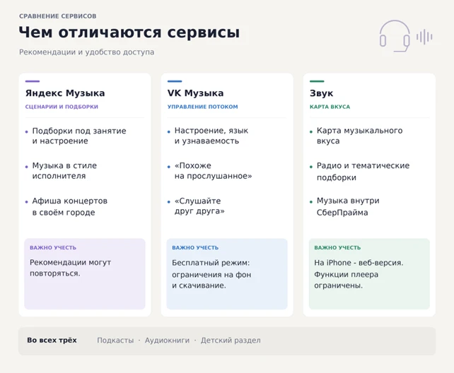 Чем отличаются сервисы